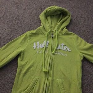 Green hollister jacket